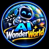 🦾AI WonderWorld🇺🇲 Tiktok Account Logo
