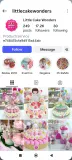 Little Cake Wonders Instagram Account Logo