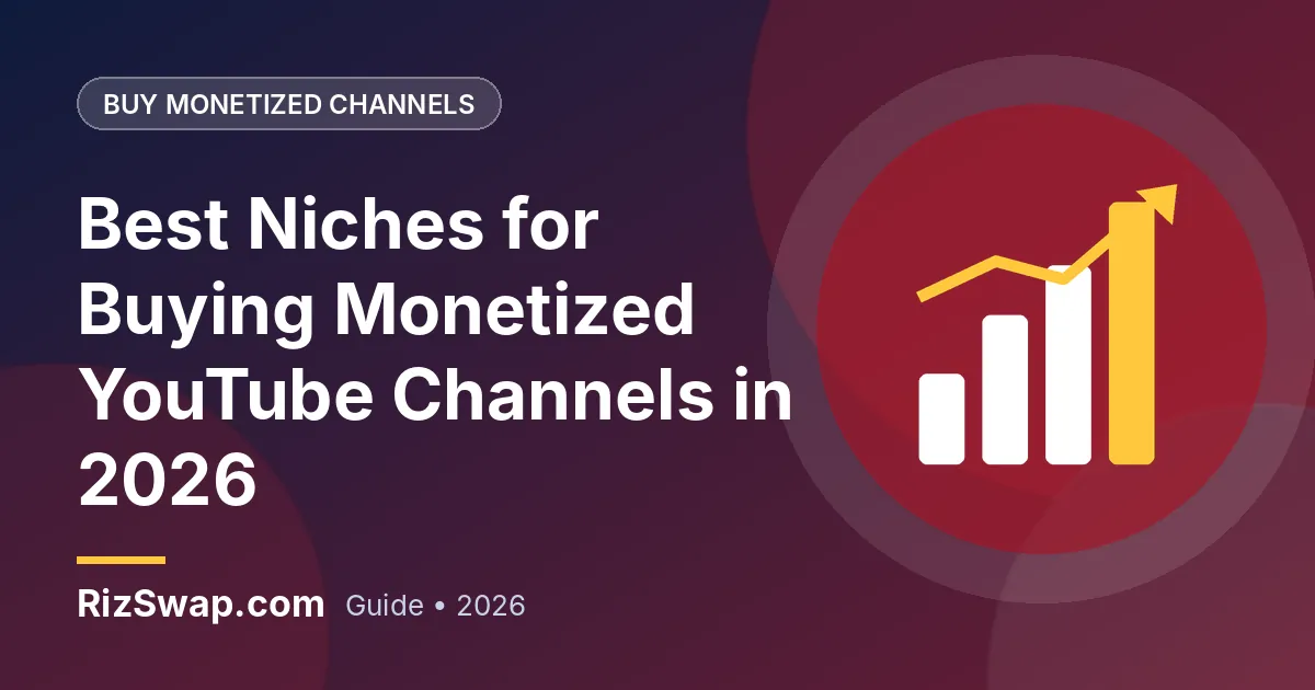 Best Niches for Buying Monetized YouTube Channels in 2026