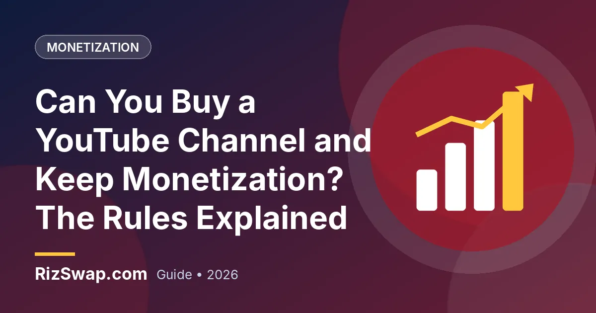 Can You Buy a YouTube Channel and Keep Monetization? The Rules Explained