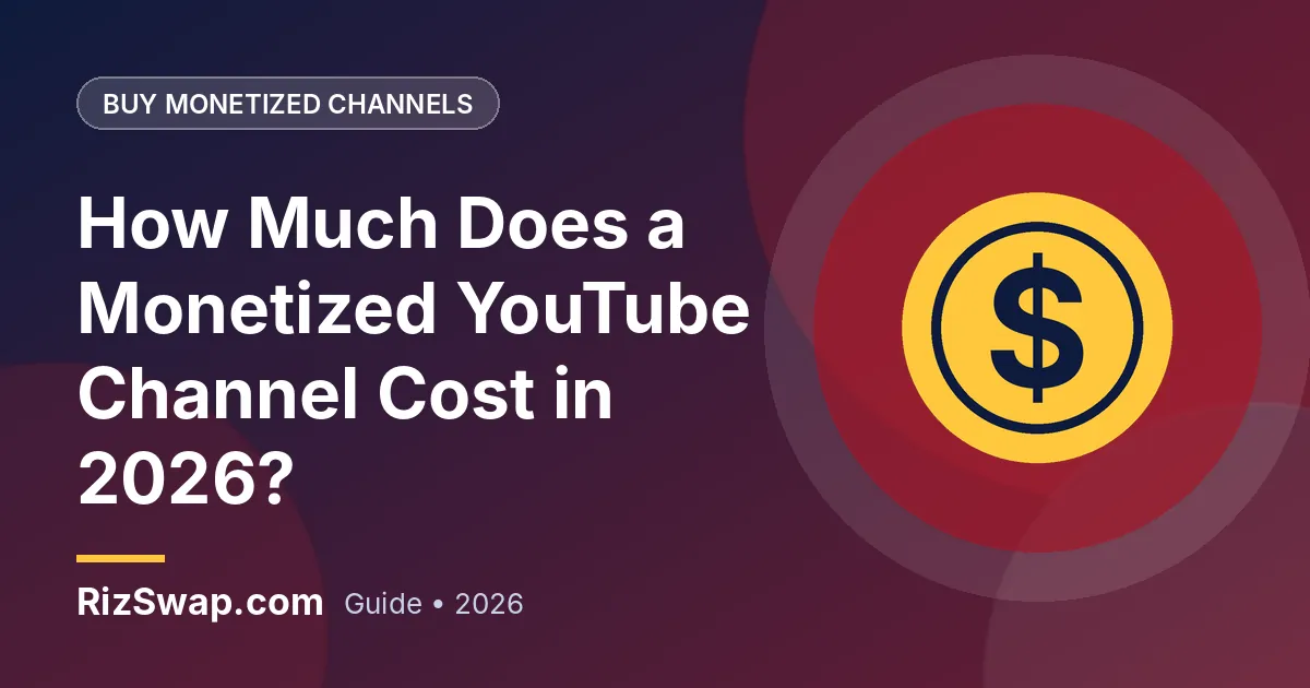 How Much Does a Monetized YouTube Channel Cost in 2026?