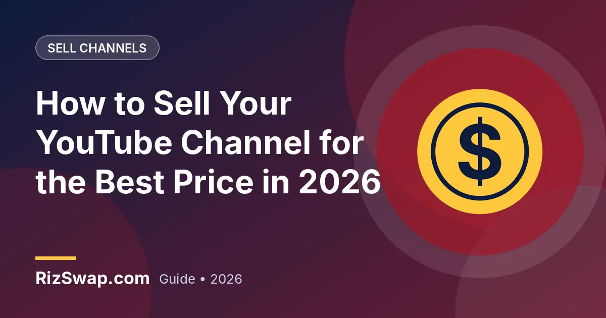 How to Sell Your YouTube Channel for the Best Price in 2026
