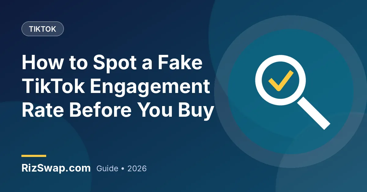 How to Spot a Fake TikTok Engagement Rate Before You Buy