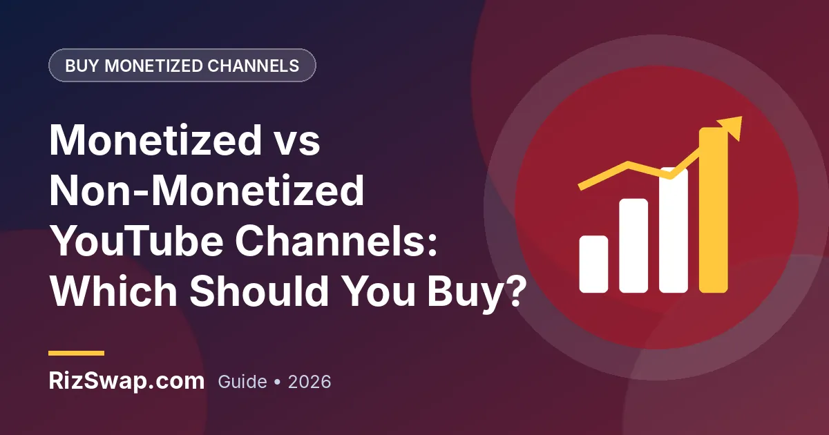 Monetized vs Non-Monetized YouTube Channels: Which Should You Buy?