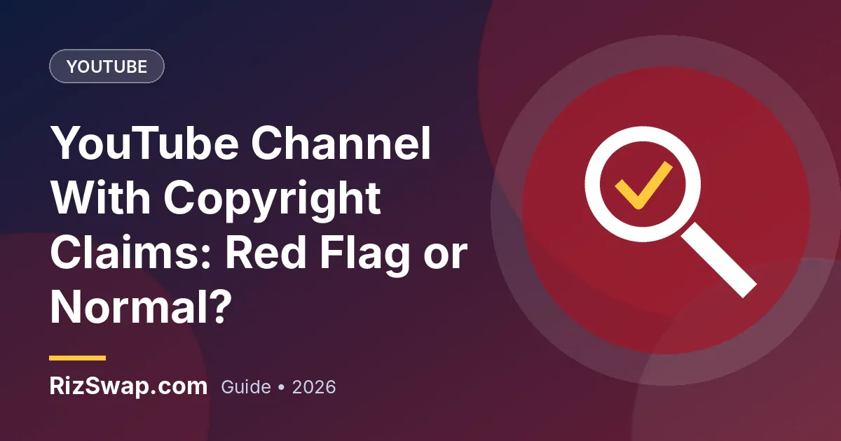 YouTube Channel With Copyright Claims: Red Flag or Normal?