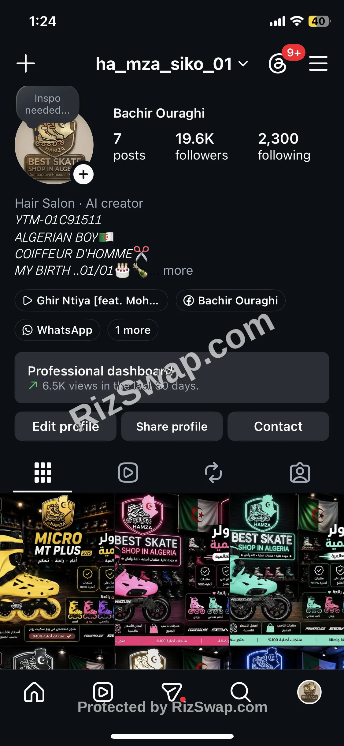 ha_mza_siko_01 Instagram Account Screenshot 1