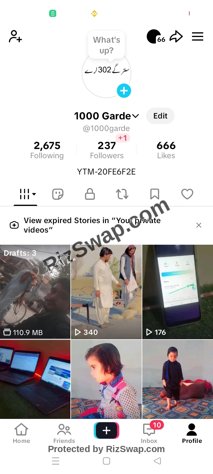 1000garde Tiktok Account Screenshot 1