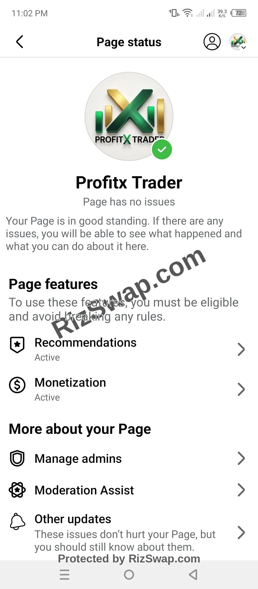 Profitx Trader Facebook Account Screenshot 2