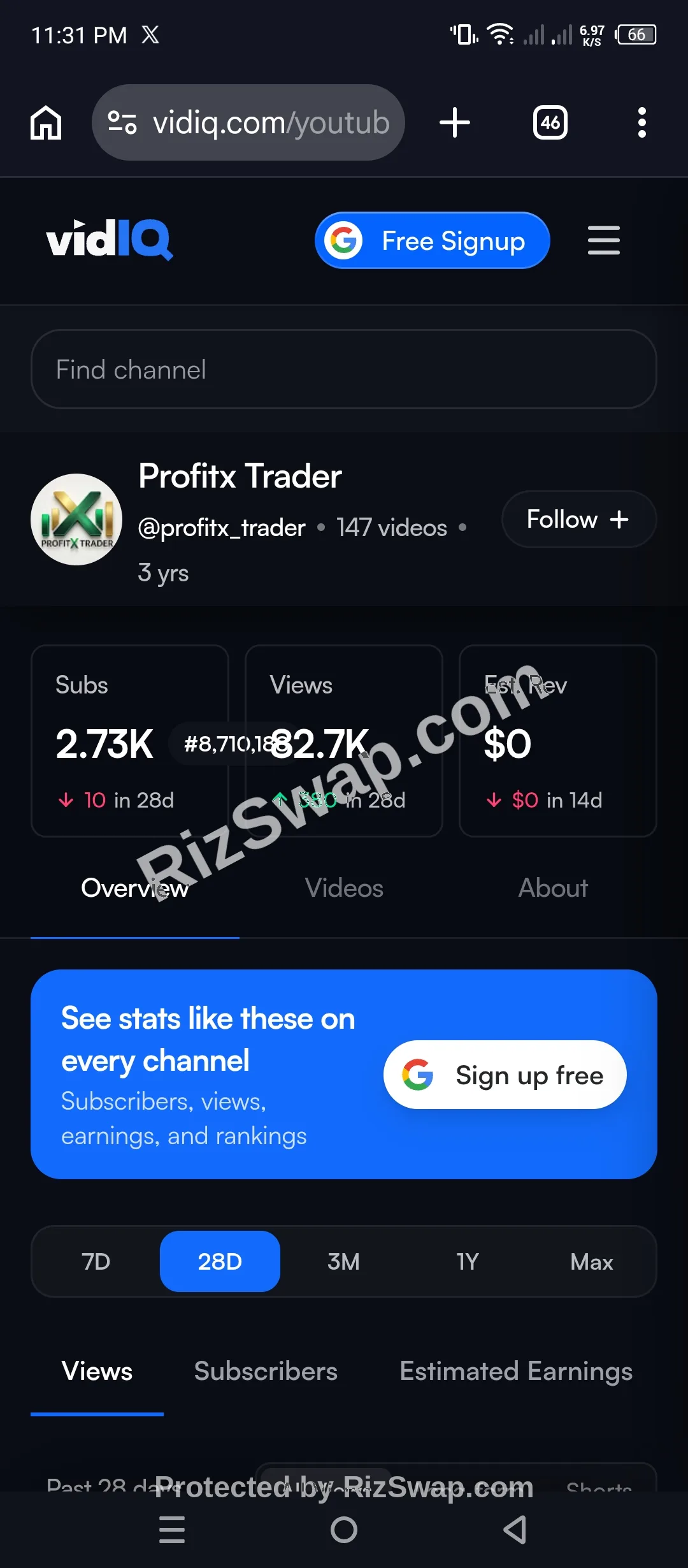 Profitx Trader Youtube Account Screenshot 2