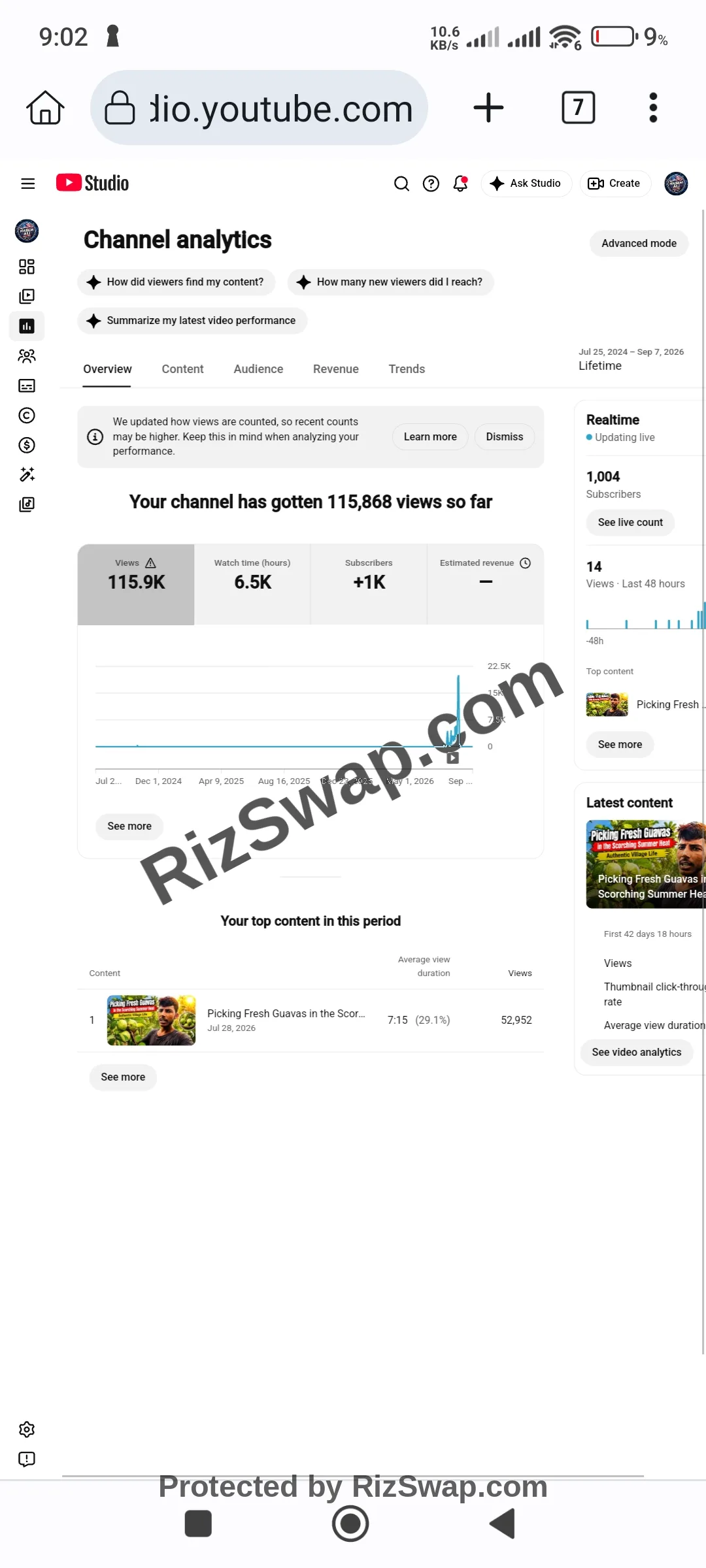 Hasem Ali Youtube Account Screenshot 3