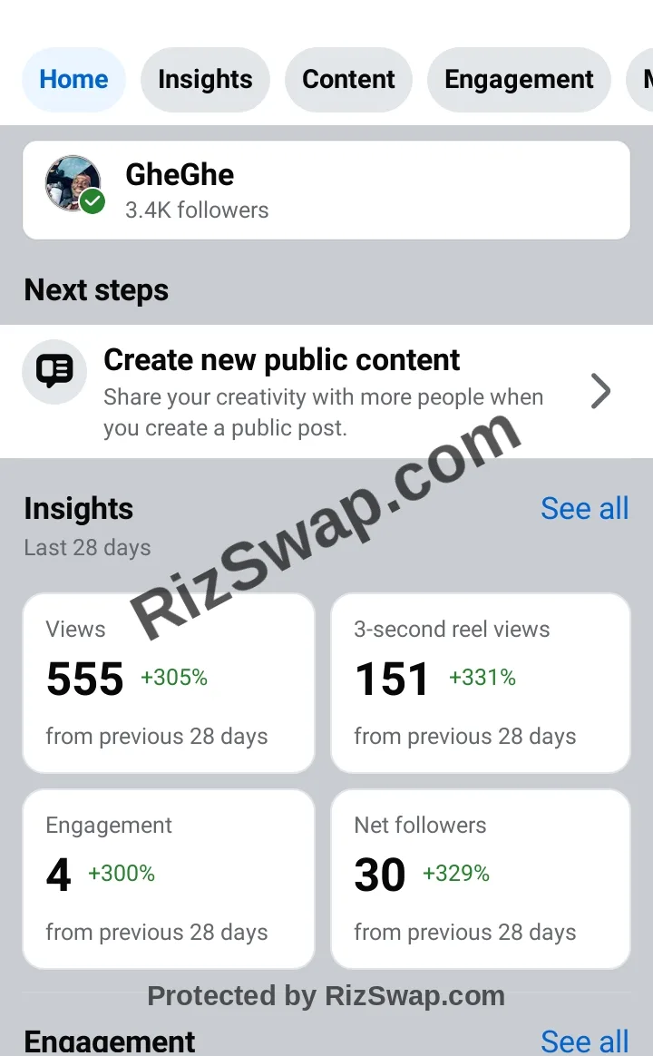 GheGhe | Lekki Facebook Account Screenshot 2