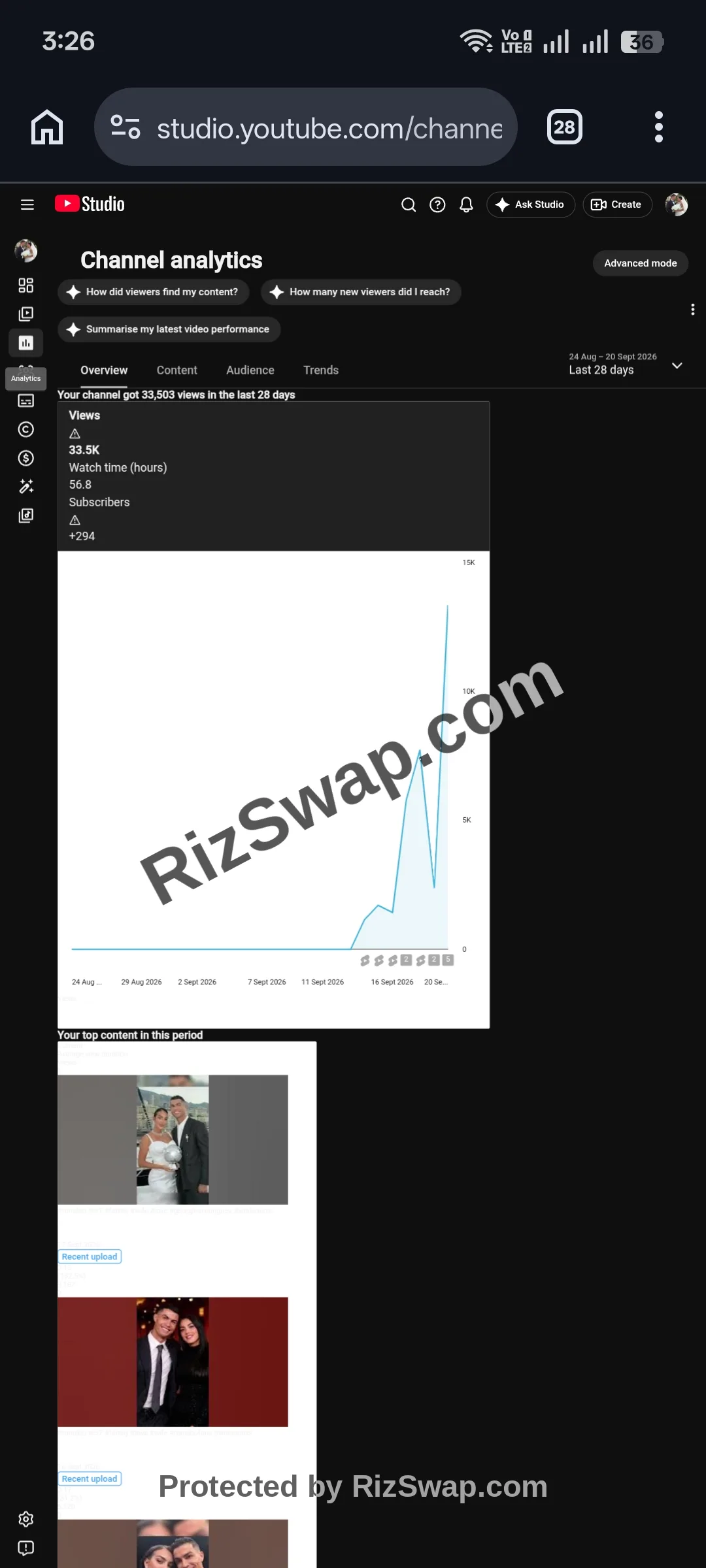 Ronaldopremium Youtube Account Screenshot 1
