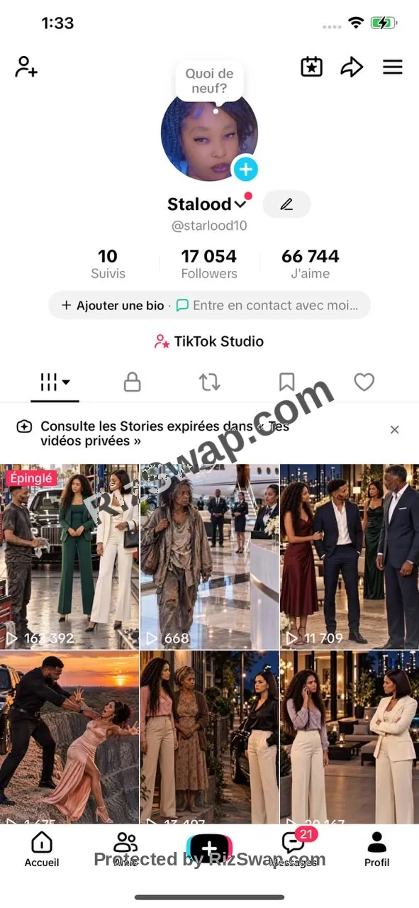 Stalood Tiktok Account Screenshot 1