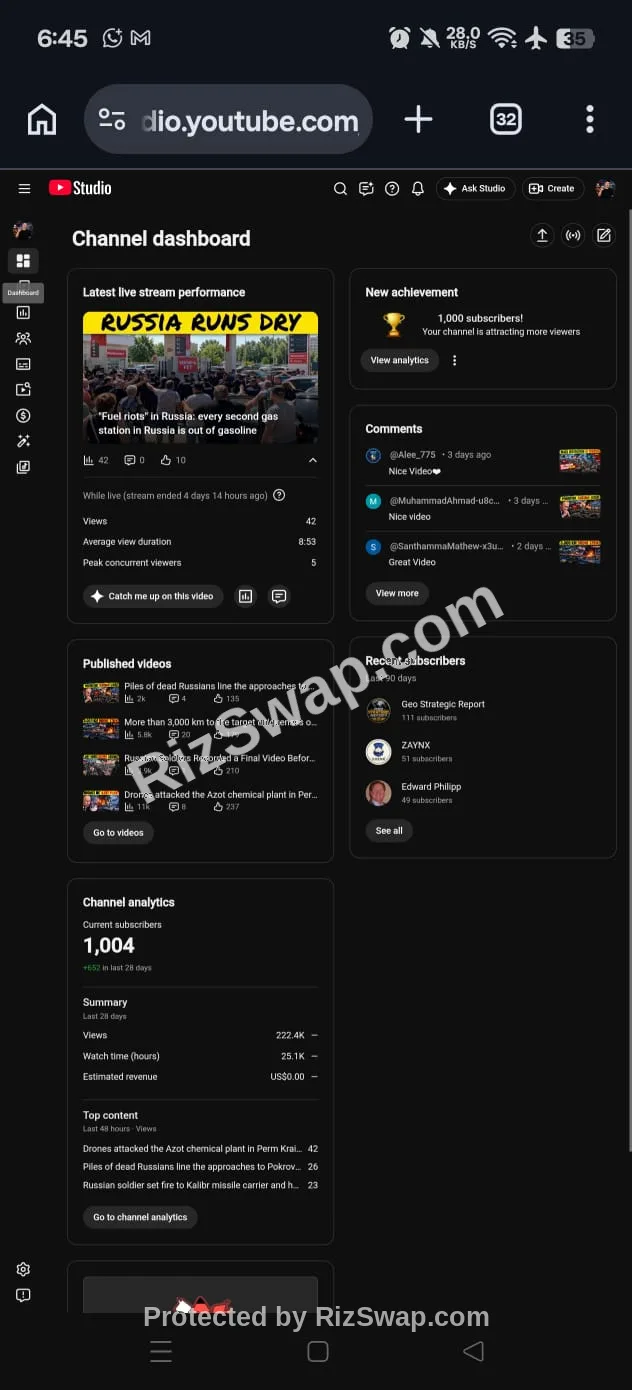 Max Flashback Youtube Account Screenshot 2
