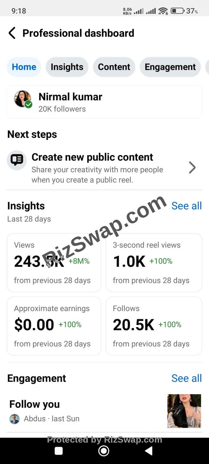 Nirmal kumar Facebook Account Screenshot 3