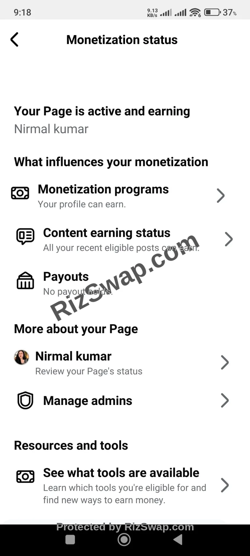 Nirmal kumar Facebook Account Screenshot 1