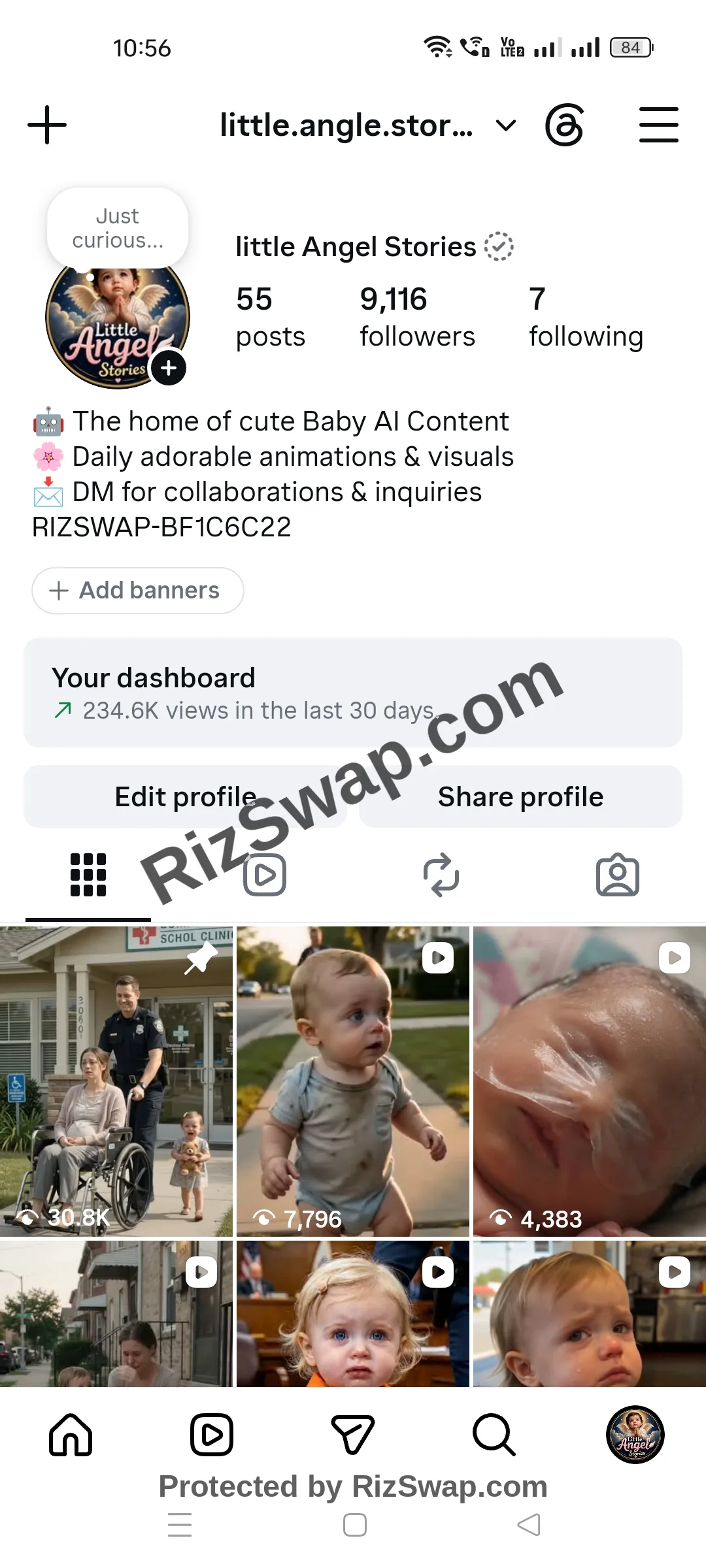 little.angle.stories Instagram Account Screenshot 1