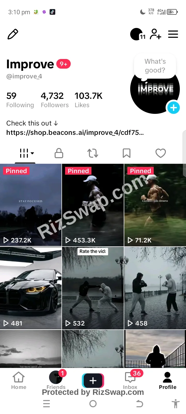 Improve TikTok Account Screenshot 1