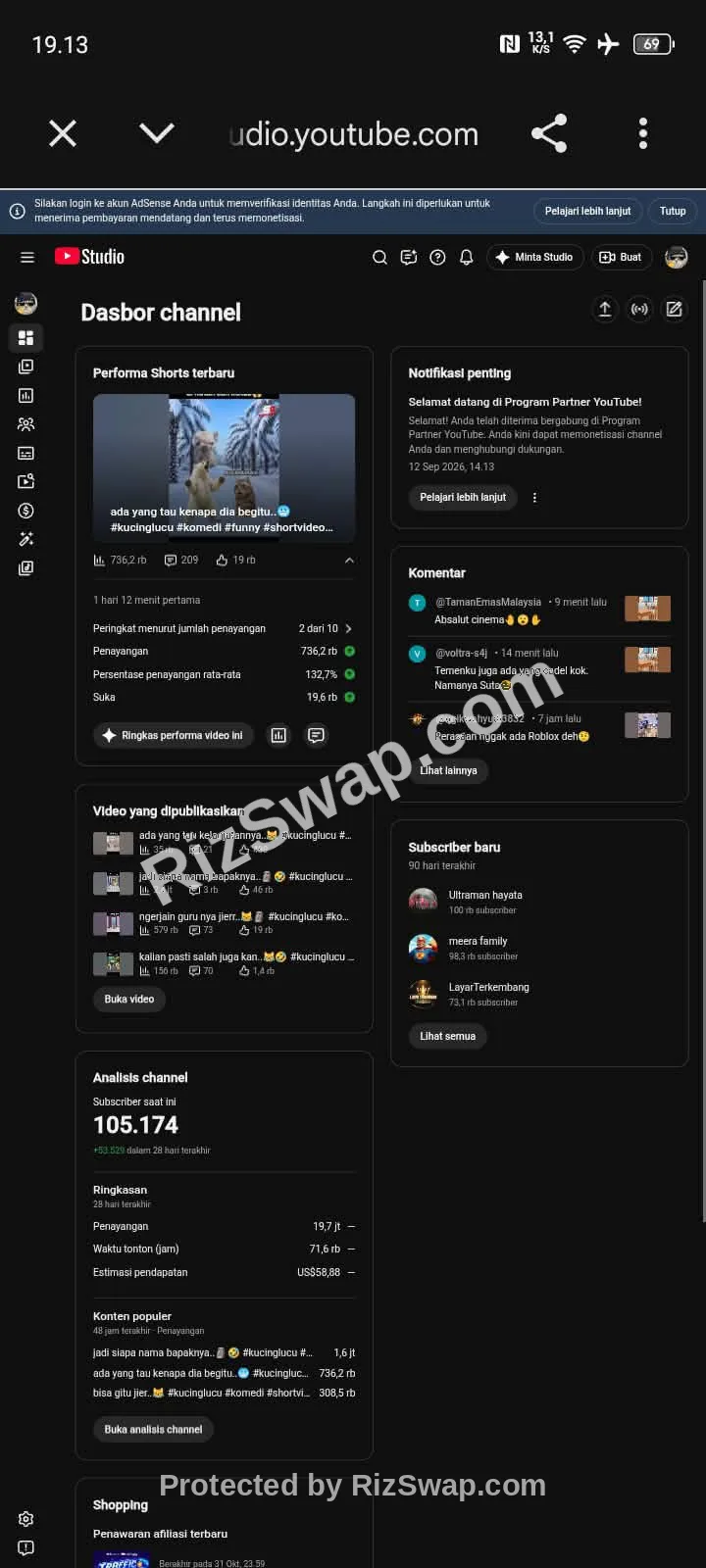 vluc zoyenn YouTube Account Screenshot 2