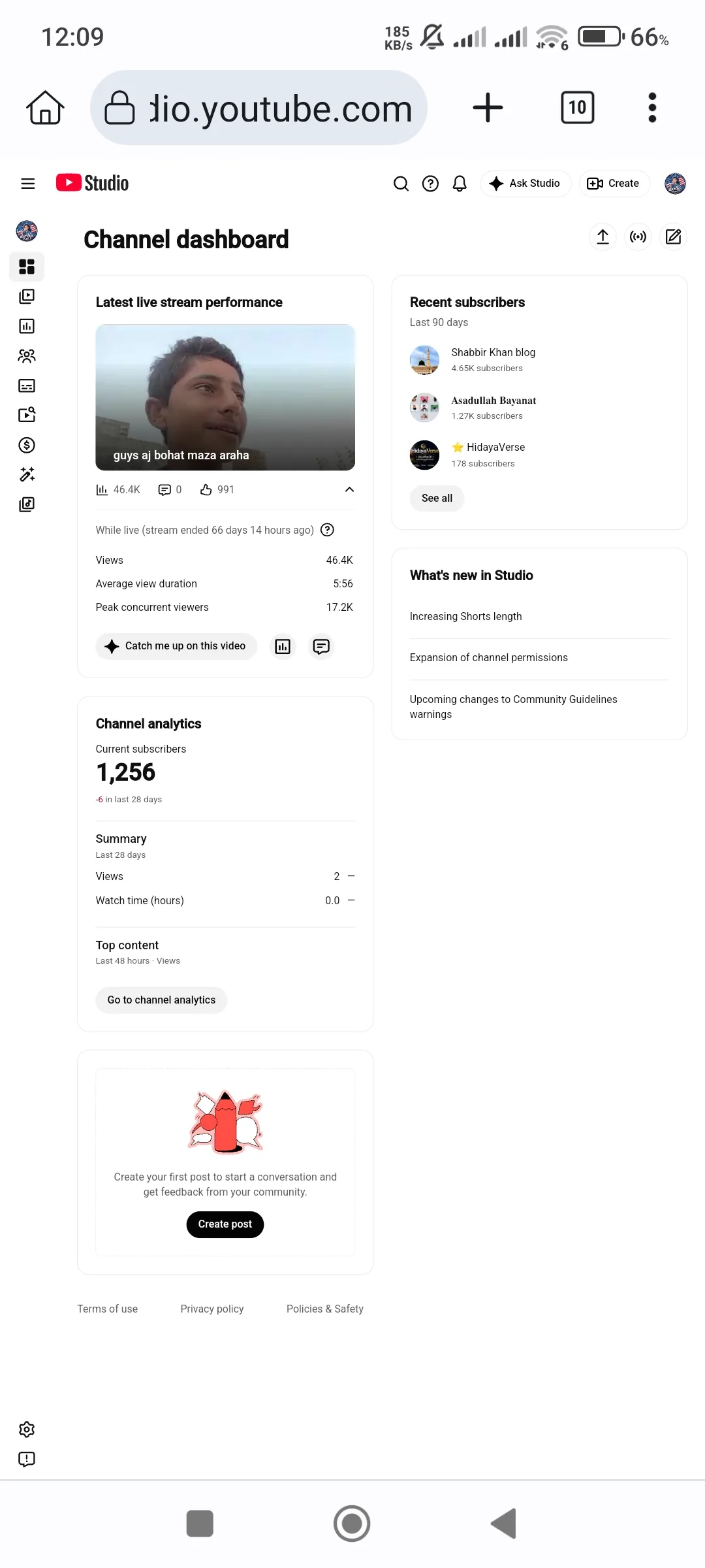 Batool Vlogs YouTube Account Screenshot 3