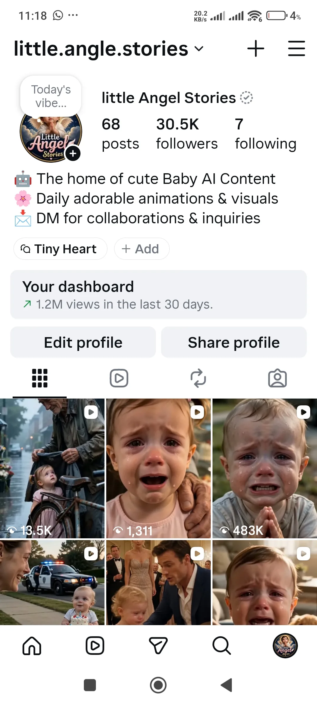 Little Angle Stores Instagram Account Screenshot 5