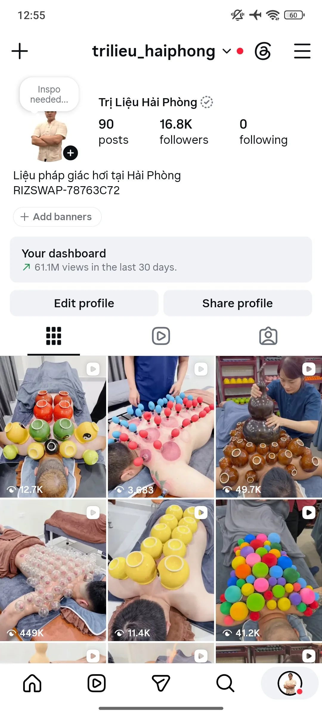 trilieu_haiphong Instagram Account Screenshot 1