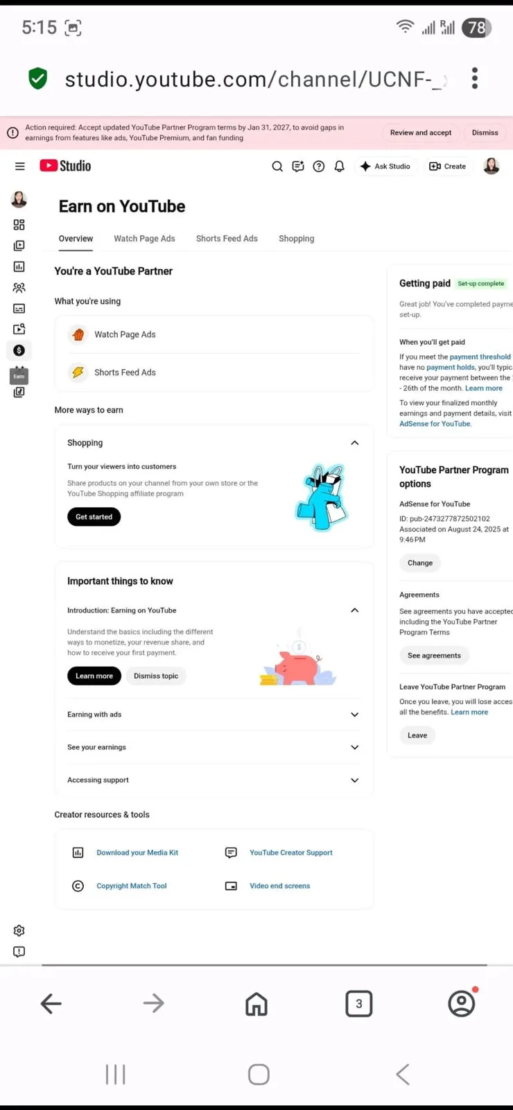 Meylling YouTube Account Screenshot 2