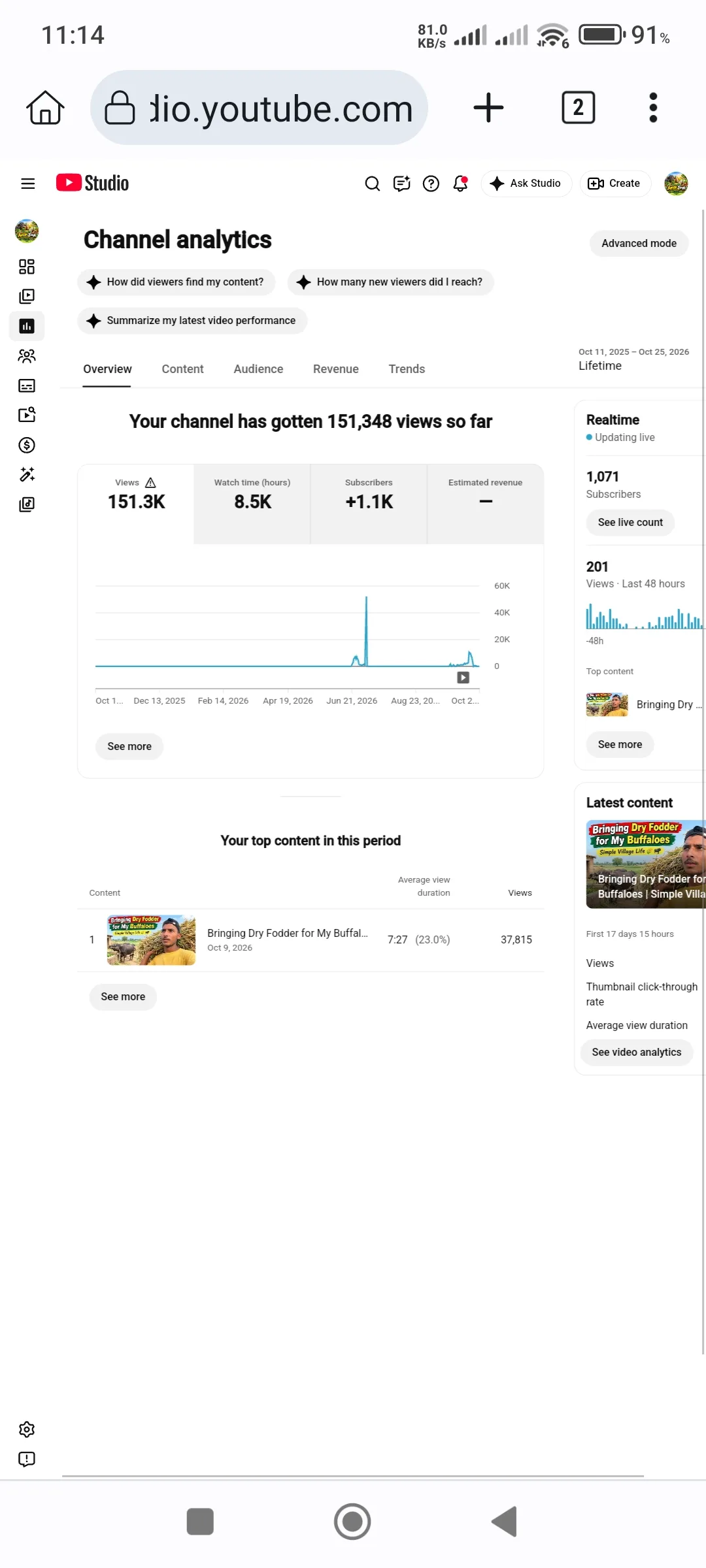 Aman Singh YouTube Account Screenshot 1