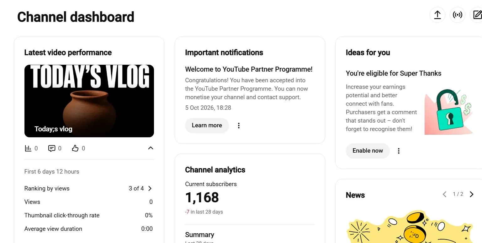 Savita Nande YouTube Account Screenshot 3