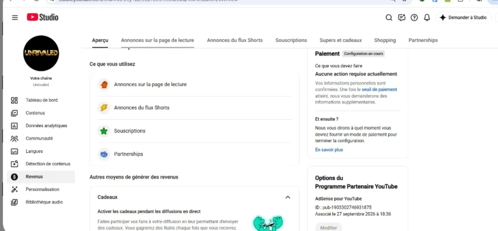 Unrivaled Foot YouTube Account Screenshot 1