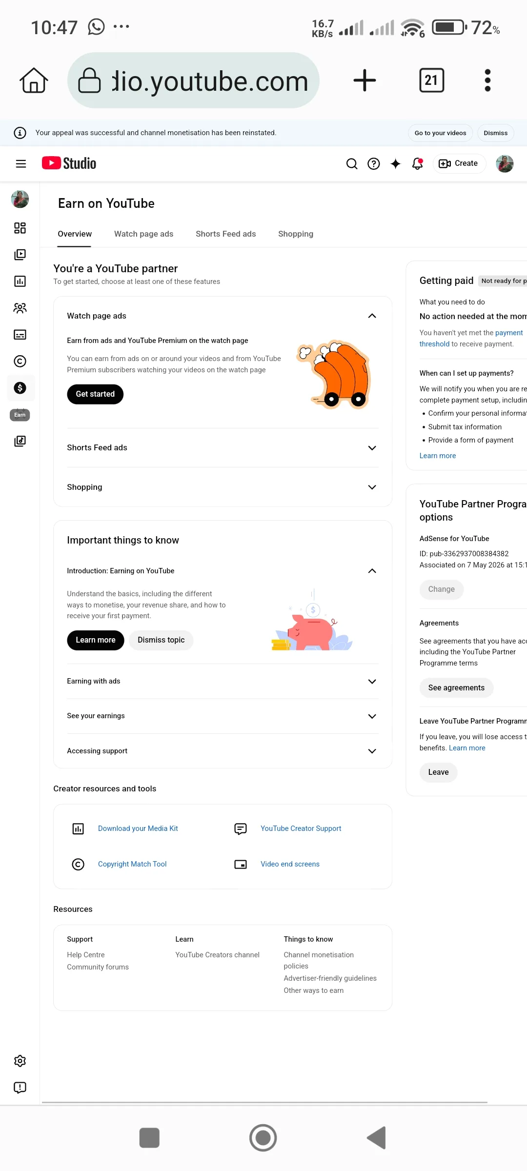 Alisha Twist's Youtube Account Screenshot 1