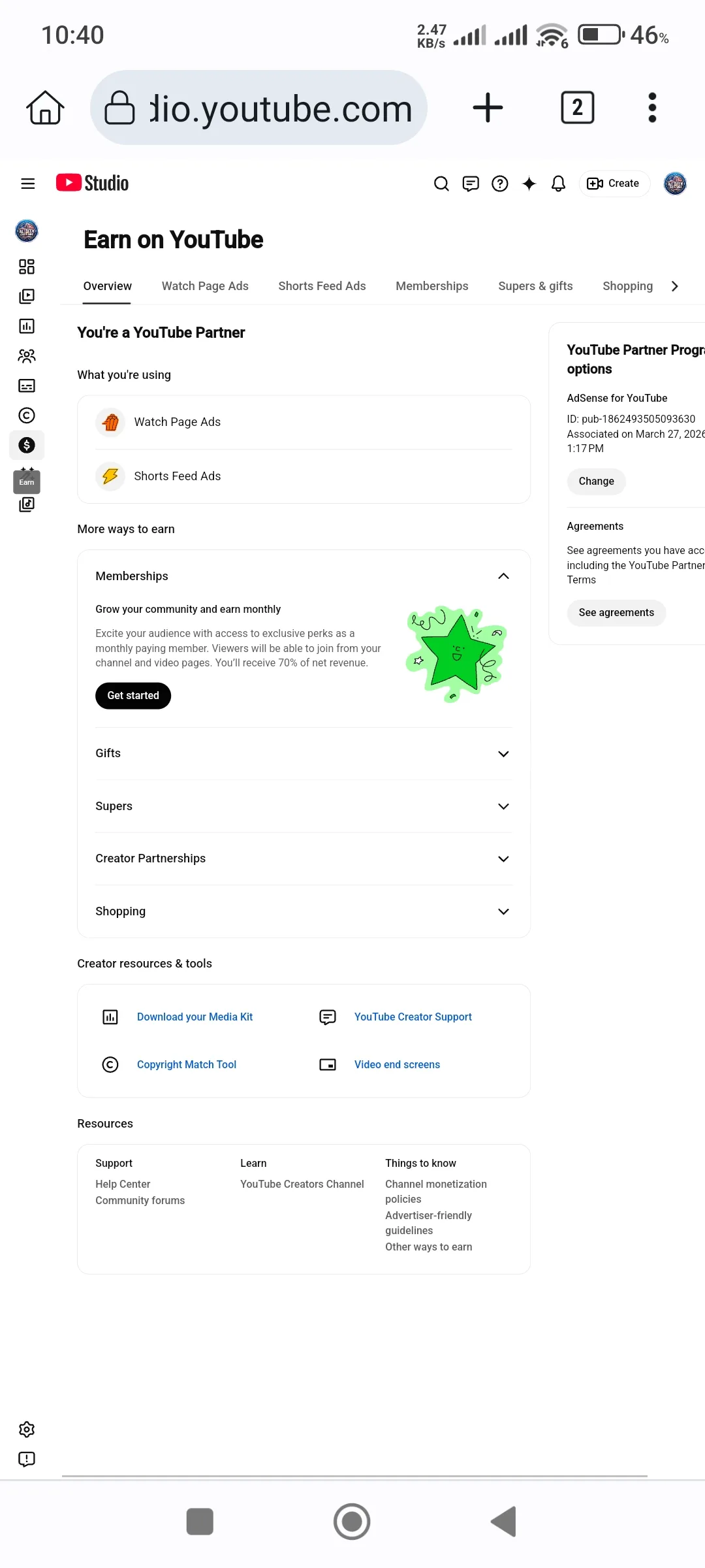 Ali Deen Challenge Youtube Account Screenshot 1